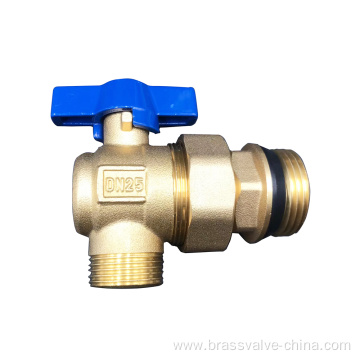 Aluminum handle brass ball angle ball valves